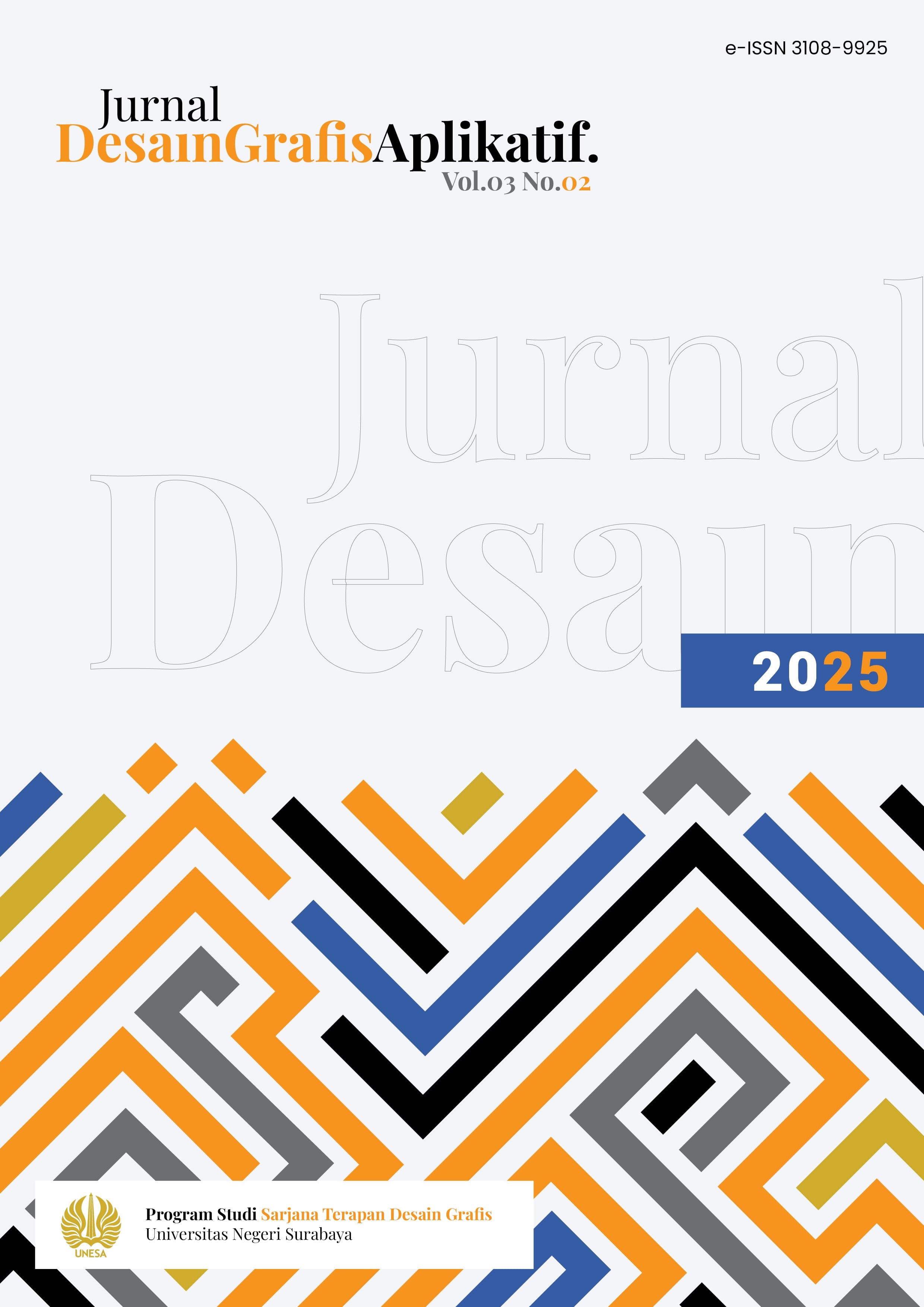 					View Vol. 3 No. 2 (2025): Jurnal Desain Grafis Aplikatif
				
