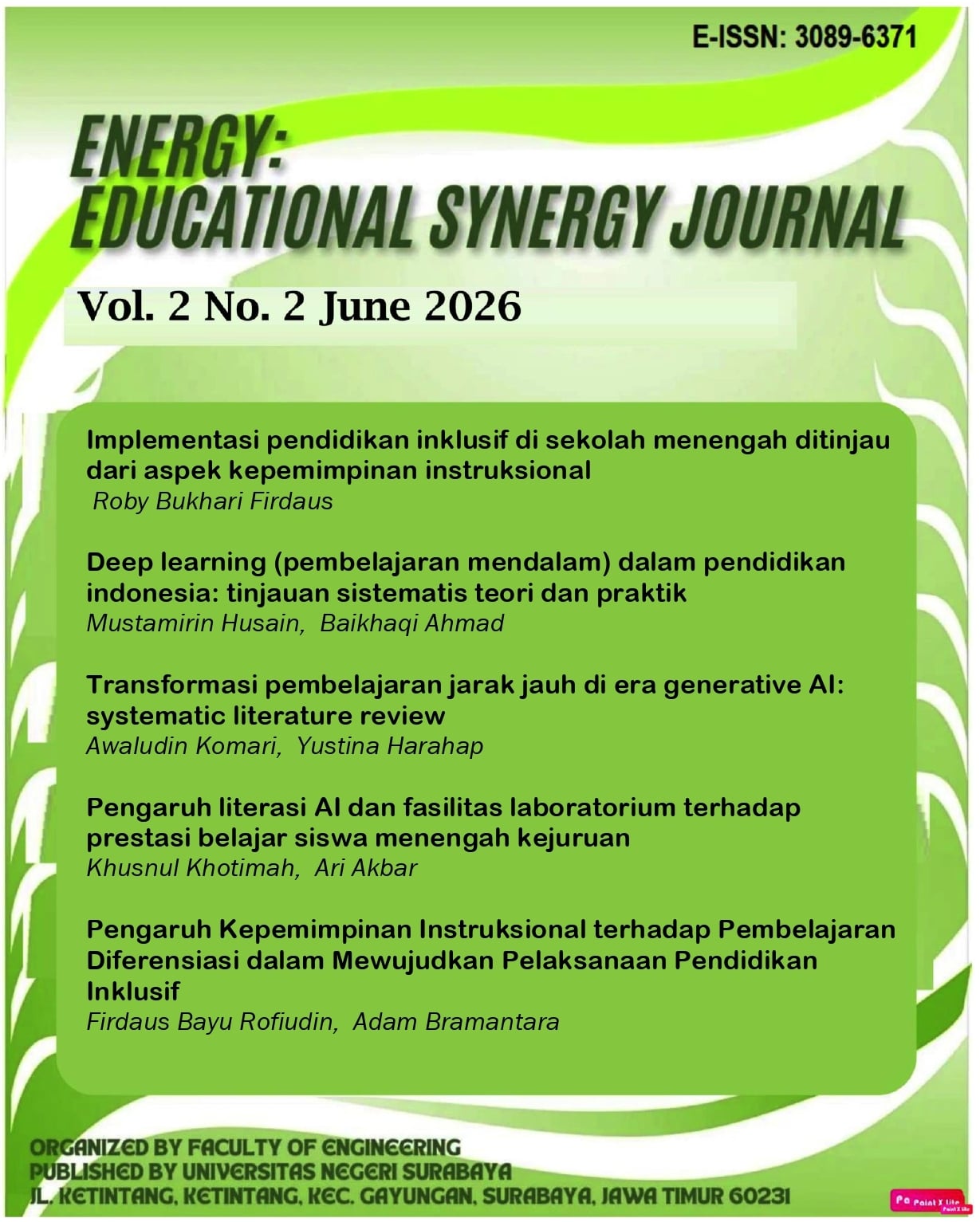 					View Vol. 2 No. 2 (2026): June
				