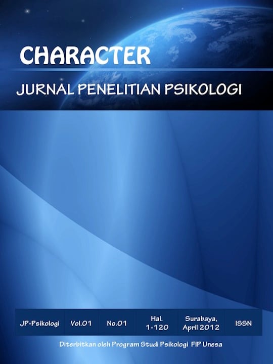 Vol 8 No 1 (2021): Character: Jurnal Penelitian Psikologi ...