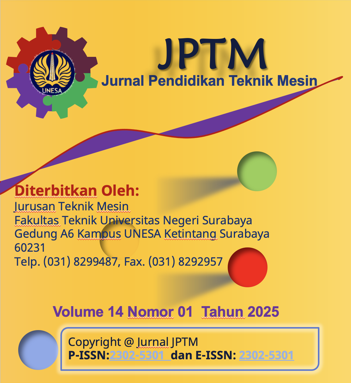 					View Vol. 14 No. 1 (2025): JPTM. Volume 14 No. 1 Tahun 2025
				