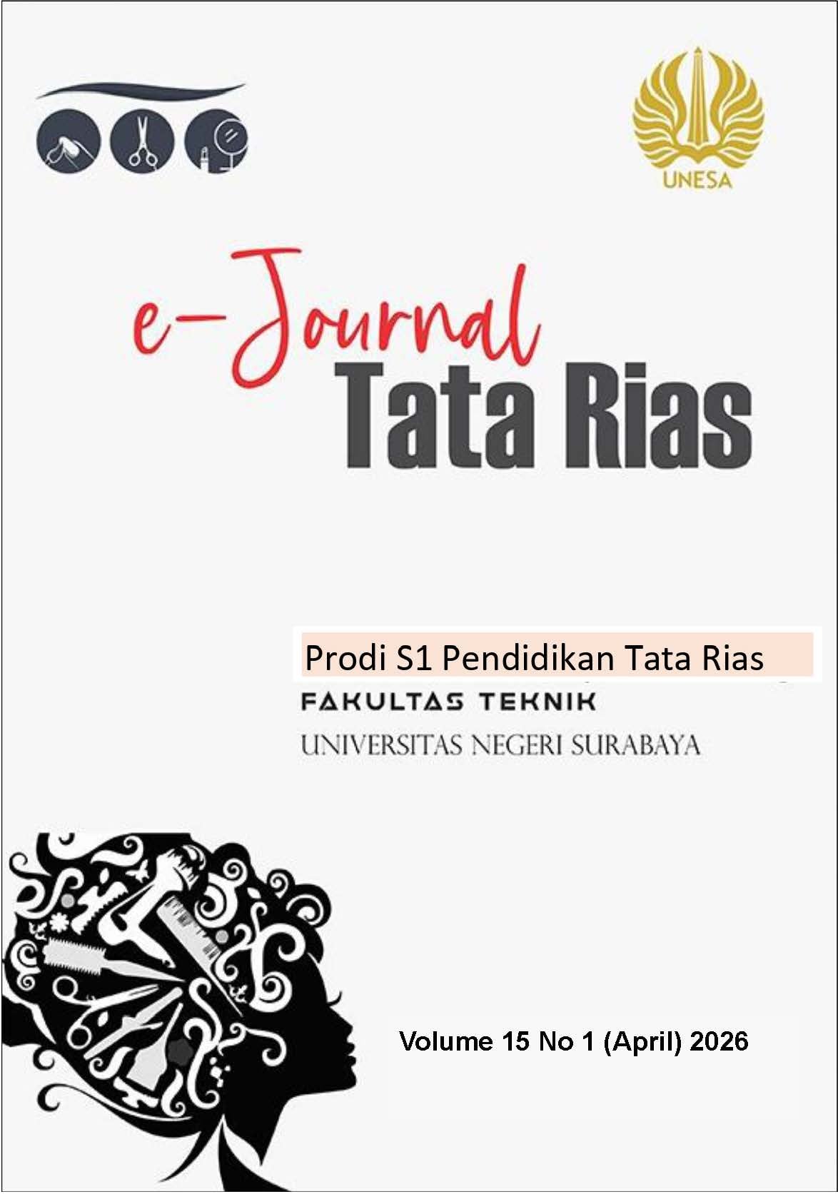 					View Vol. 15 No. 1 (2026):  Jurnal Tata Rias Volume 15 Nomer 1 Tahun 2026
				
