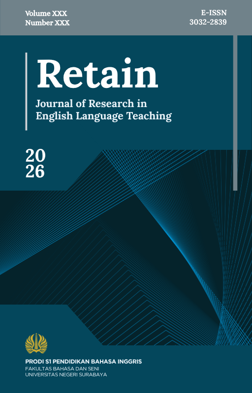 RETAIN: Journal of Research in English Language Teaching